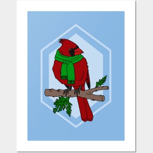 Chilly Cardinal Posters and Art